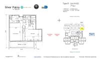 Unit 105N floor plan