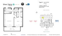 Unit 109N floor plan