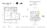 Unit 212N floor plan