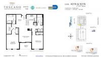 Unit 401N floor plan