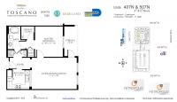 Unit 407N floor plan