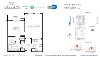 Unit 414N floor plan