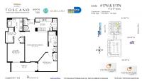 Unit 417N floor plan