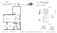 Unit 420N floor plan