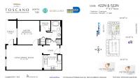 Unit 422N floor plan
