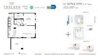 Unit 627N floor plan