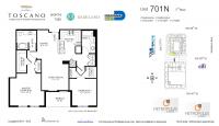 Unit 701N floor plan