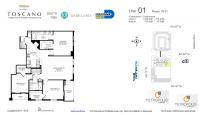 Unit 1001S floor plan