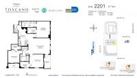 Unit 2201S floor plan