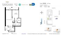 Unit 2209S floor plan