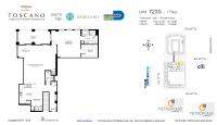 Unit 723S floor plan