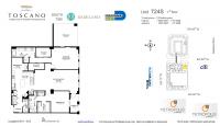 Unit 724S floor plan
