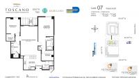 Unit 907S floor plan