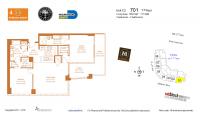 Unit M0701 floor plan