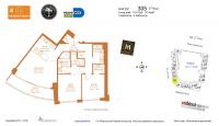 Unit M0305 floor plan