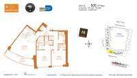 Unit M0505 floor plan