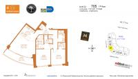 Unit M0705 floor plan