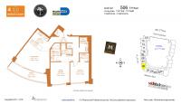 Unit M0506 floor plan