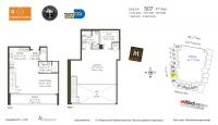 Unit M0507 floor plan