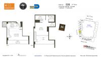 Unit M0508 floor plan