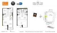 Unit M0510 floor plan