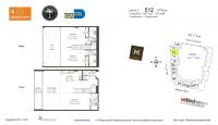 Unit M0512 floor plan