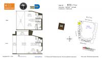 Unit M0513 floor plan