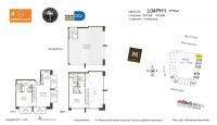 Unit L04PH1 floor plan