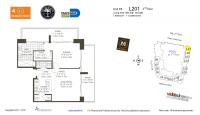 Unit L0201 floor plan