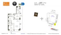 Unit L0207 floor plan