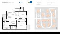 Unit 7450 SW 153rd Pl # 105-2 floor plan