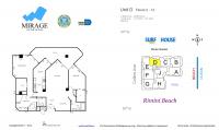 Unit 2D floor plan