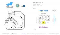 Unit 2H floor plan