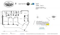 Unit TW2 floor plan