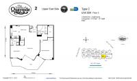 Unit 304 floor plan