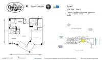 Unit 304 floor plan