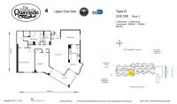 Unit 308 floor plan