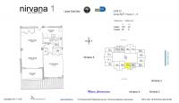 Unit A107 floor plan