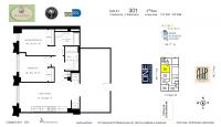 Unit 301 floor plan