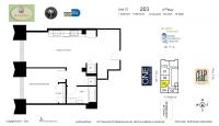 Unit 203 floor plan