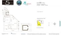 Unit 2W floor plan