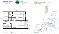 Unit 16 Royal Palm Way # 204 floor plan