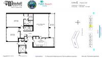 Unit 2-E floor plan
