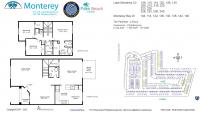 Unit 104 Monterey Bay Dr floor plan