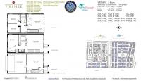 Unit 1316 Piazza Pitti floor plan