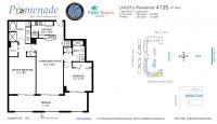Unit 413S floor plan