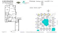 Unit 4851 - 201 floor plan