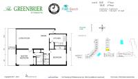 Unit 5-E floor plan