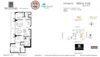 Unit 1609 floor plan