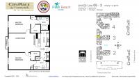 Unit 105 - 3A floor plan